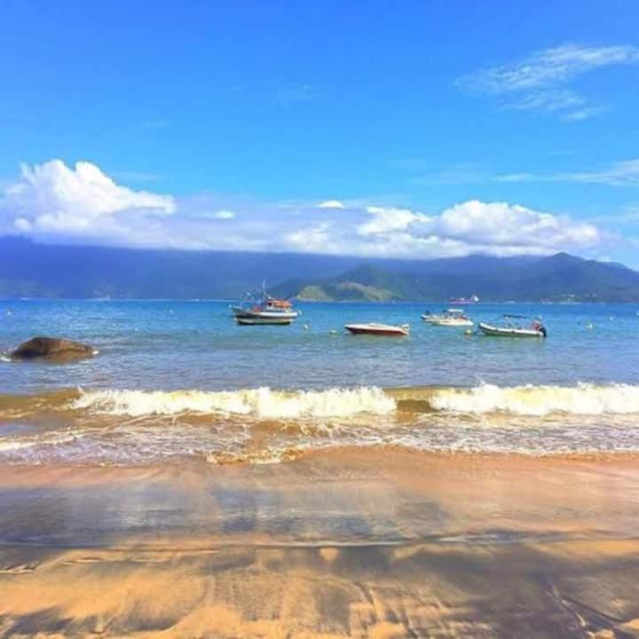 Suite Pe Na Areia- Espaco Independente Na Praia Do Curral Com Localizacao Privilegiada - Simplicidade E Comodidade Com O Por Do Sol Mais Lindo De Ilhabela - Melhor Custo Beneficio Para Ate 4 Pessoas , Na Av Jose Pacheco Do Nascimento Nº 7682 Екстер'єр фото